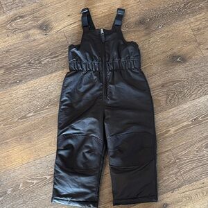 Wonder Nation Black Kids Overall Snowsuit